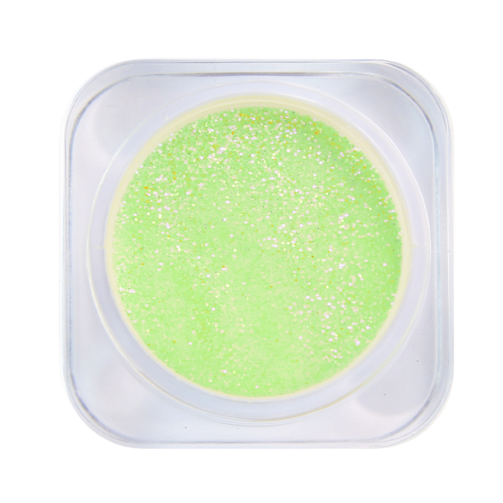 BLAZE Color Powder - глітерна акрилова пудра, GREEN GLITTER, 7 мл