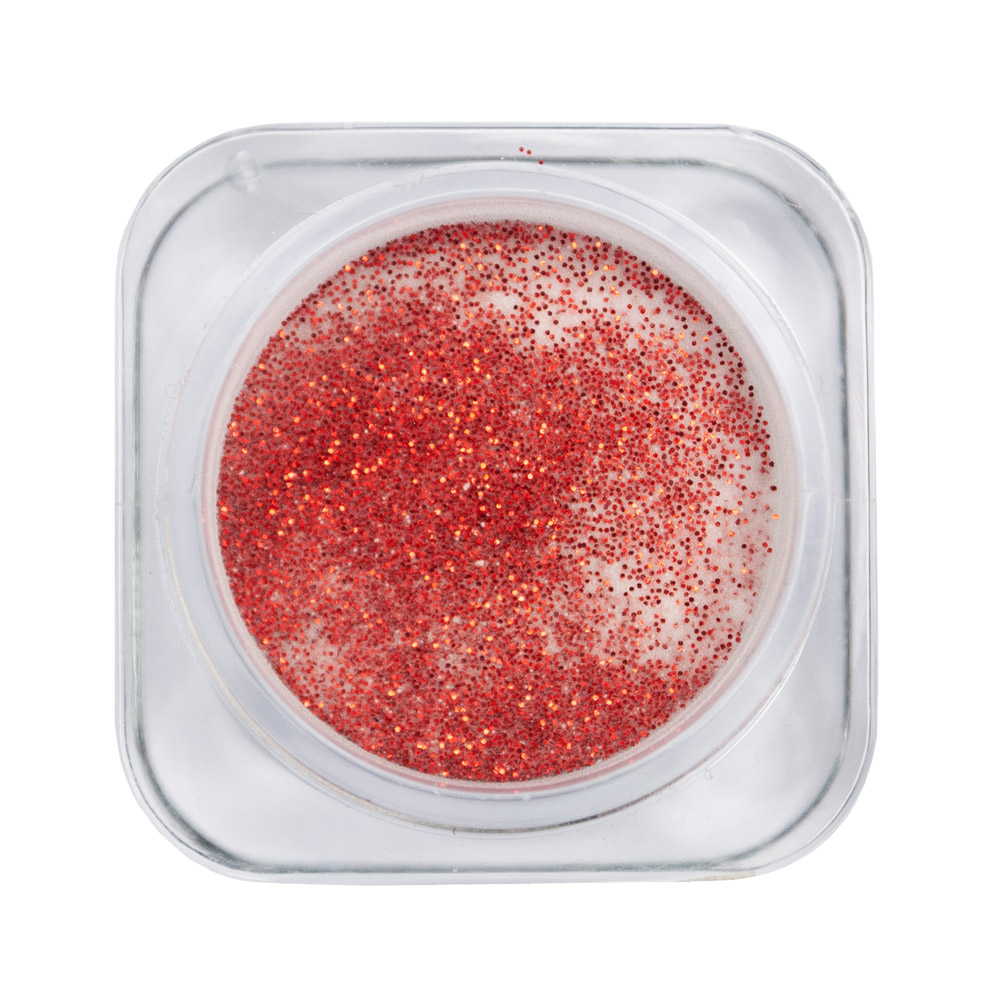 BLAZE Color Powder - глітерна акрилова пудра, RED SHIMMER, 7 мл