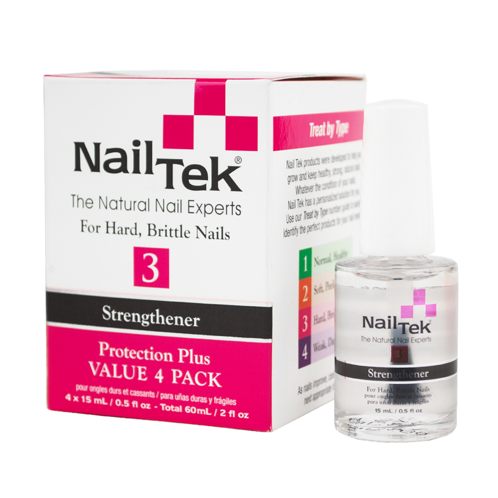 NAIL TEK Protection Plus 3 - Засіб для сухих і ламких нігтів, 15 мл