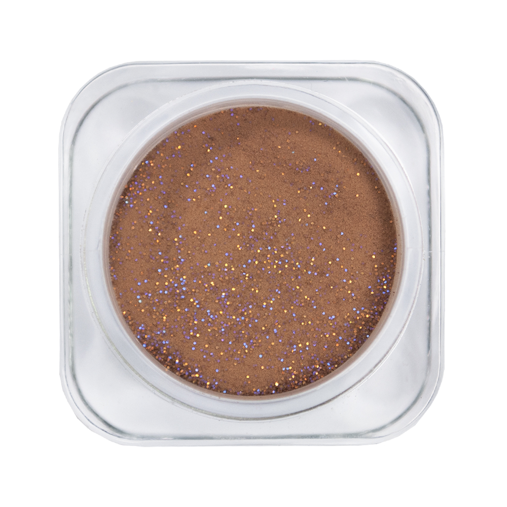 BLAZE Color Powder - глітерна акрилова пудра, DARK BROWN GLITTER, 7 мл