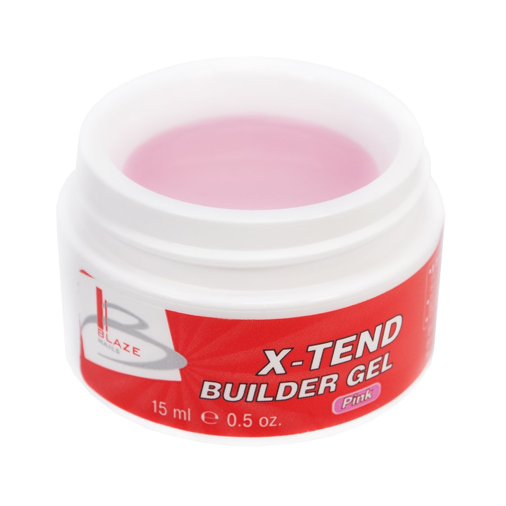 BLAZE X-Tend Builder Gel, Clear Pink - УФ гель конструюючий середній, 15 мл
