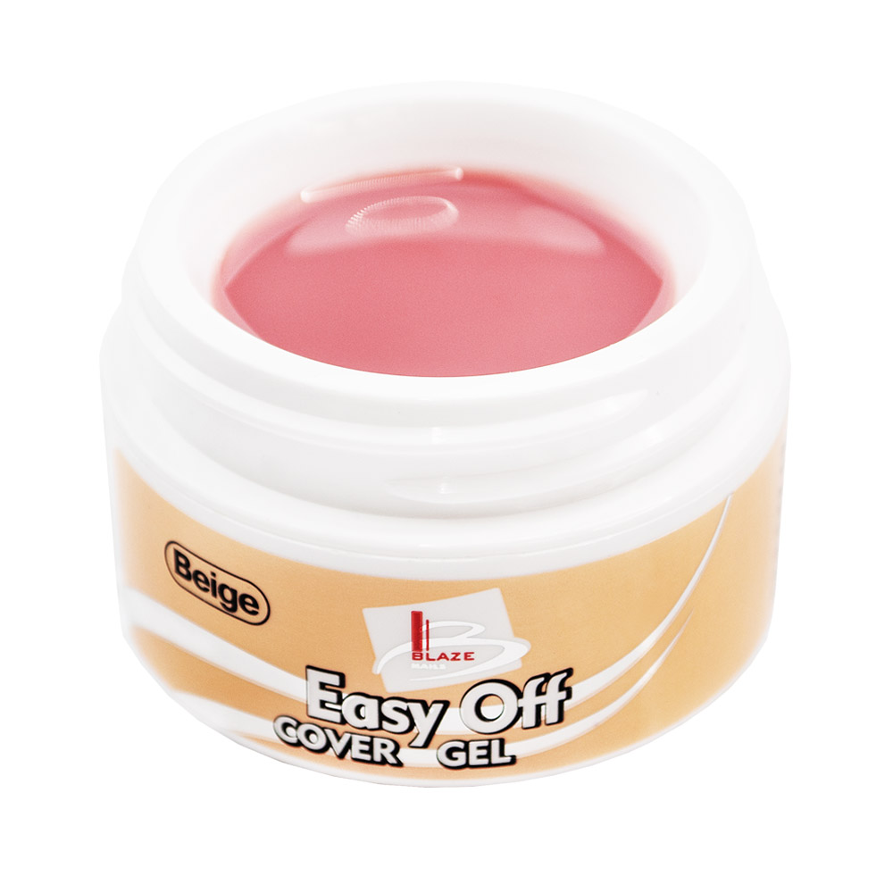 BLAZE Easy Off Cover Gel, Beige - УФ гель камуфлюючий легко видаляємий, 15 мл