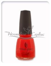 CHINA GLAZE Лак професійний, POWER OF RED, 15 мл