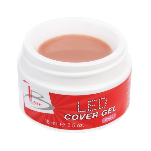 BLAZE LED Cover Gel - ЛЕД гель, Pink, 15 мл