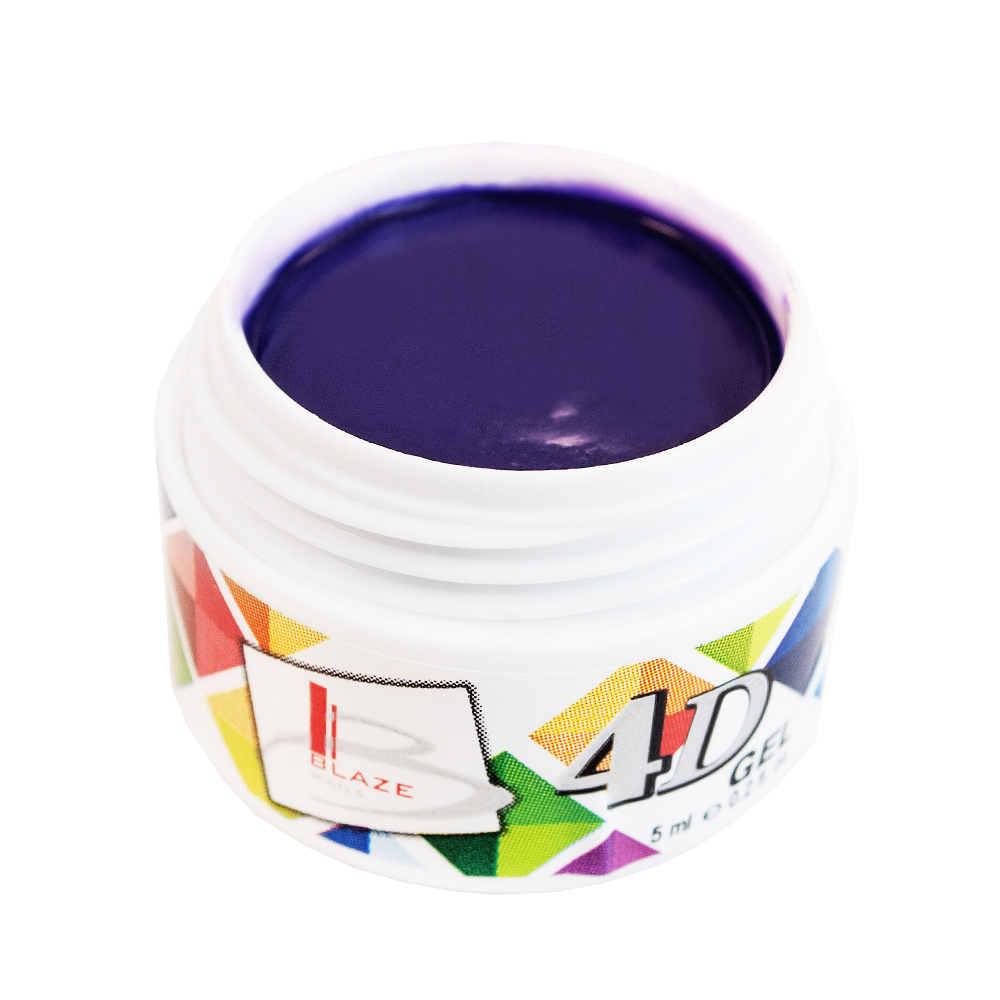 4D Gel - гель-пластилін об'ємний фіолетовий, Purple, 5 мл