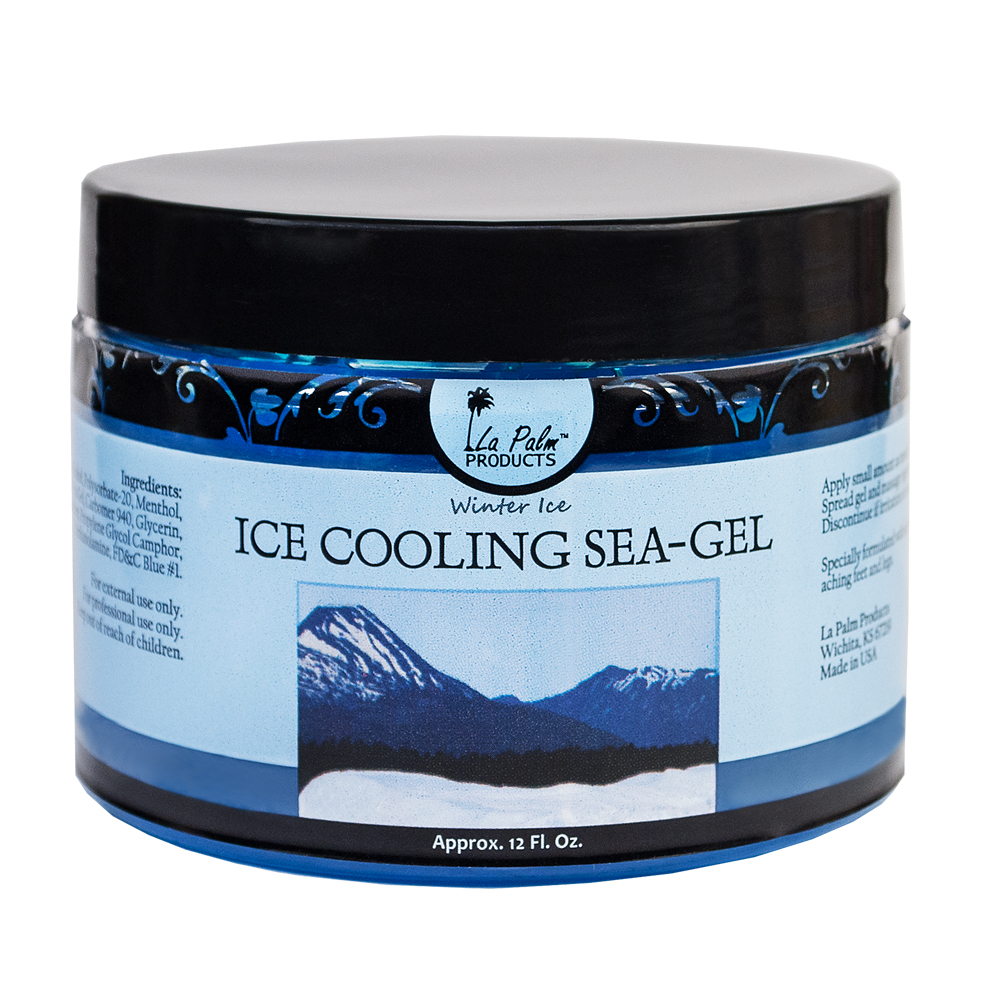 LA PALM Ice Cooling Sea-Gel - Освіжаючий гель для ніг з евкаліптовою олією, 355 мл