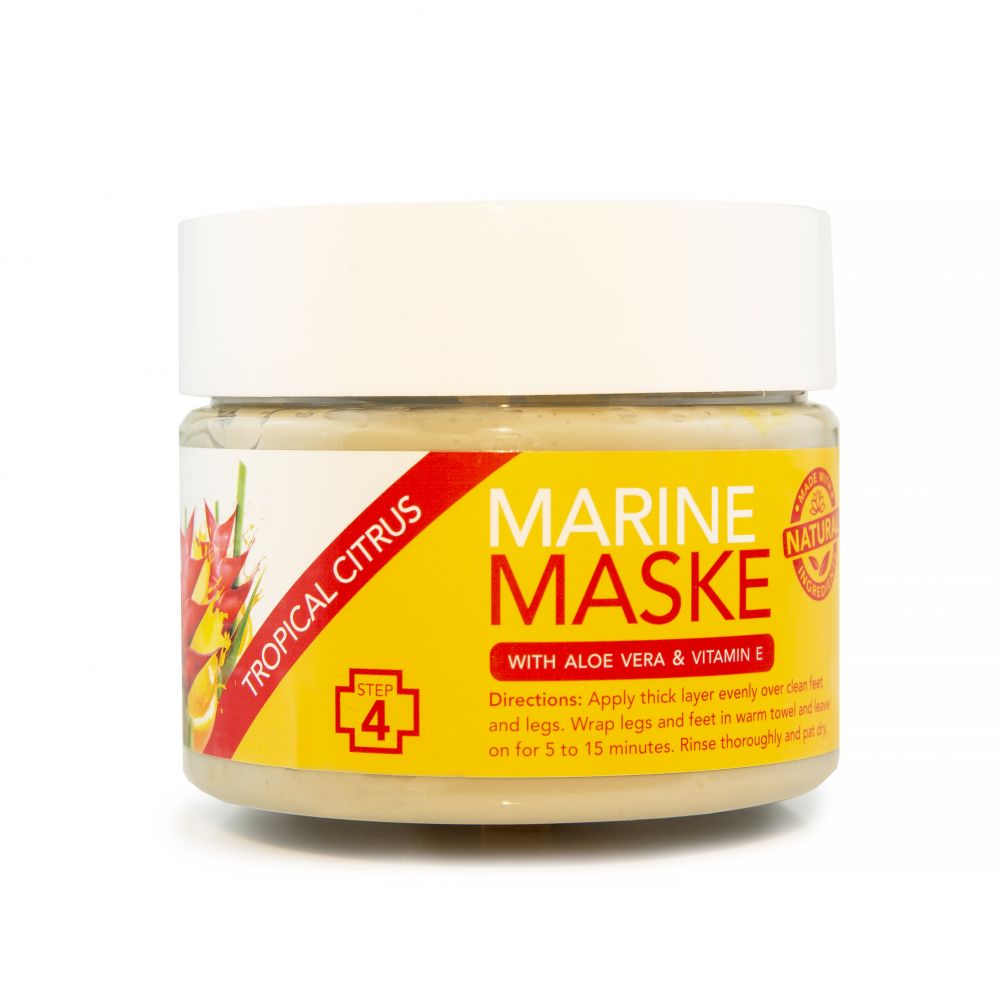 LA PALM Marine Maske, Tropical Citrus - Омолоджуюча маска для рук і ніг з натуральними маслами, 355 мл