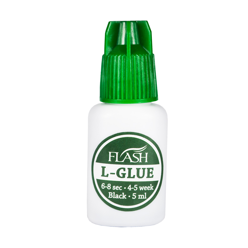 FLASH L-Glue - Клей для нарощування вій, 6-8 сек, 4-5 тижнів, чорний