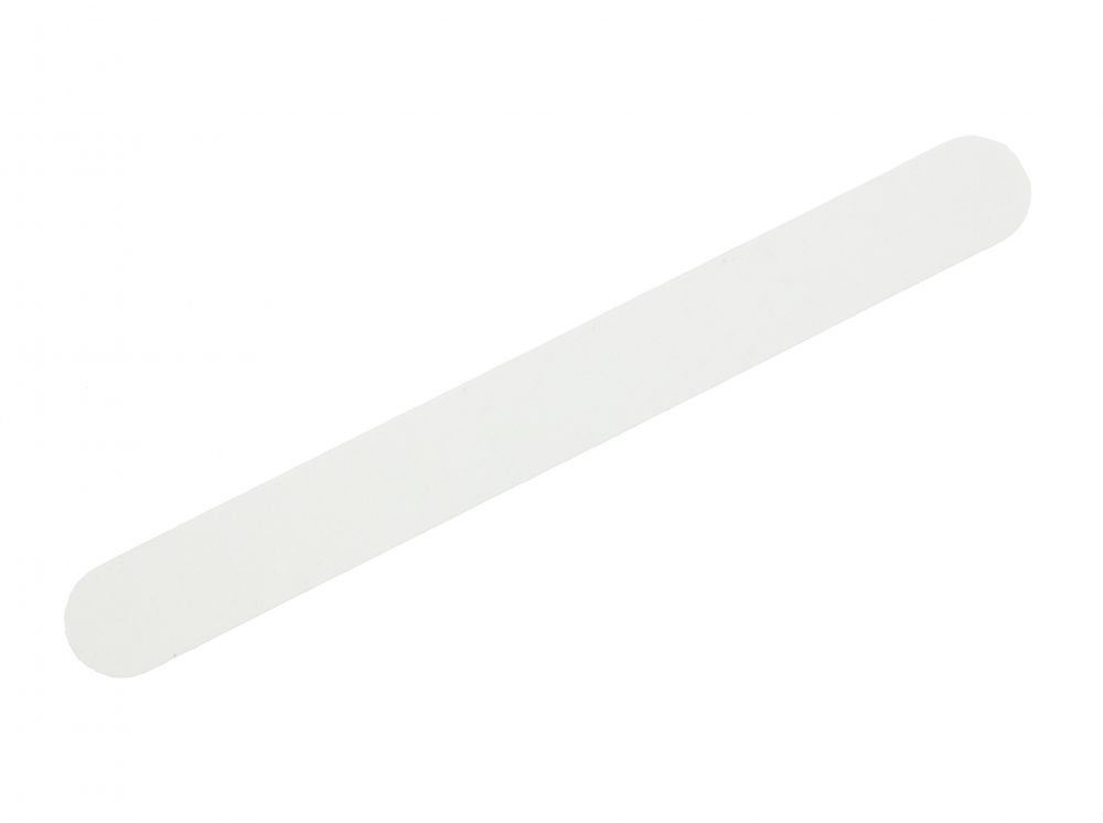 CROMA Пилка для манікюру 150/240 дерев'яна пряма біла, 100 шт