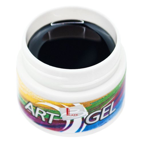 BLAZE Art Gel, Black - Гель-фарба чорна, 5 мл