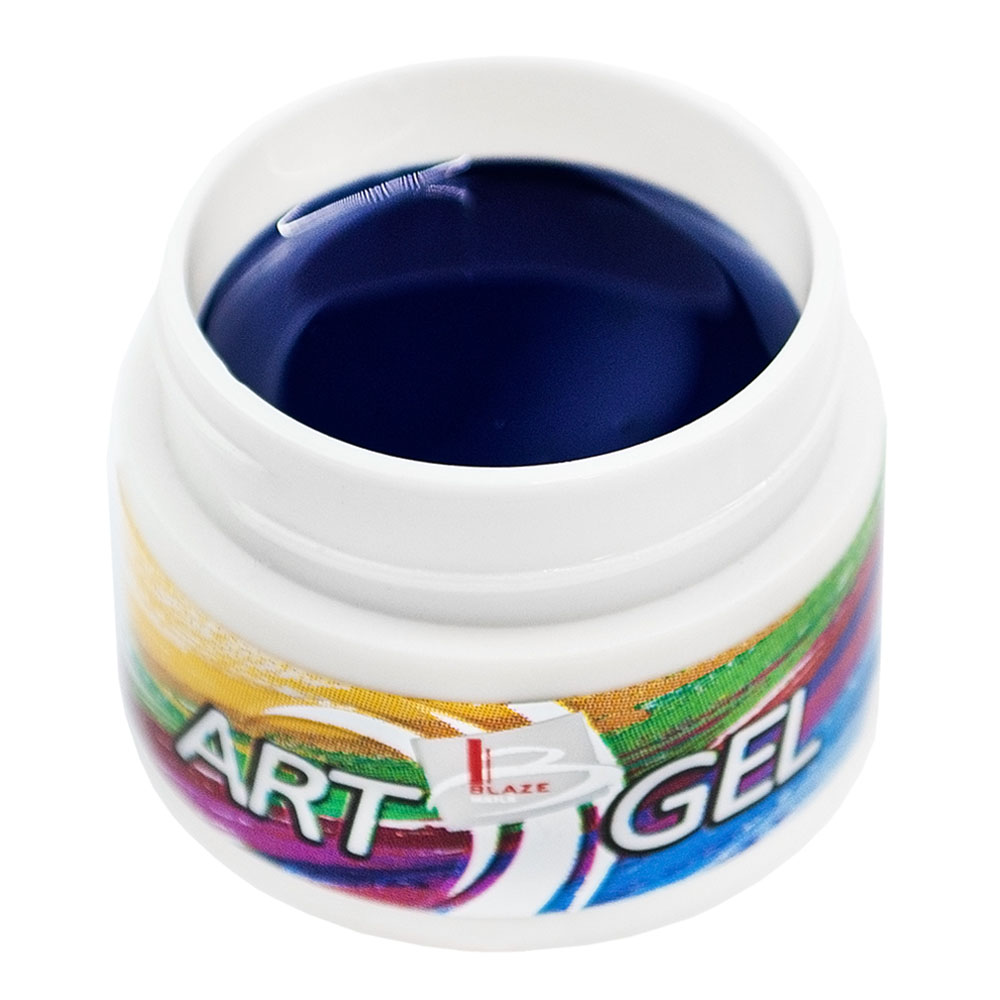 BLAZE Art Gel, Dark Blue - Гель-фарба темно-синя, 5 мл