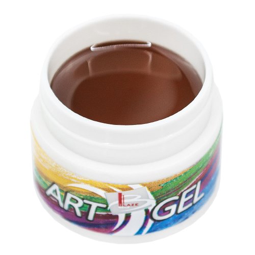 BLAZE Art Gel, Brown - Гель-фарба коричнева, 5 мл